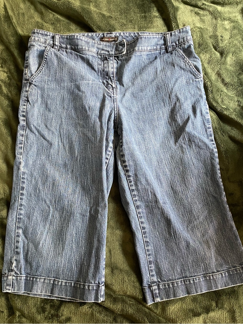 Y2K New York & Company Light Blue Denim Skirt